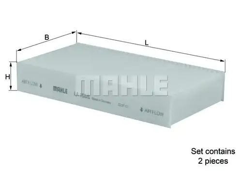 Филтър купе (поленов филтър) KNECHT LA 168/S