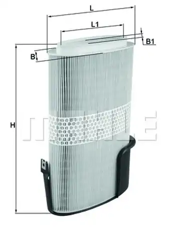 въздушен филтър KNECHT LX 1009/6