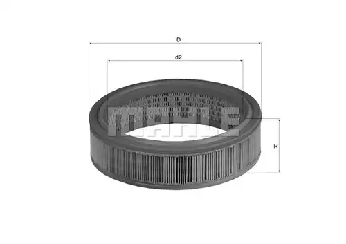 въздушен филтър KNECHT LX 158