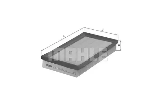 въздушен филтър KNECHT LX 1781/2