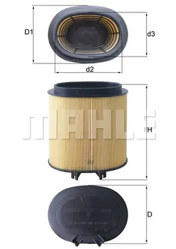 въздушен филтър KNECHT LX 2974