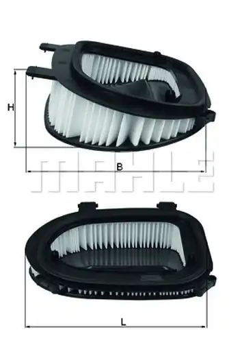 въздушен филтър KNECHT LX 3541