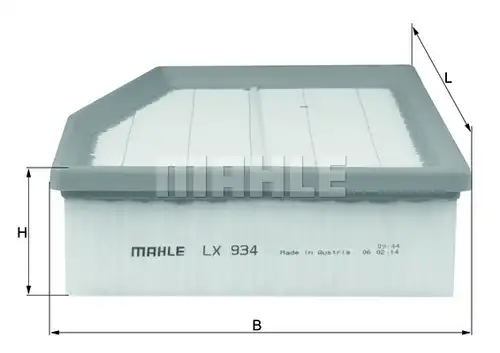 въздушен филтър KNECHT LX 934