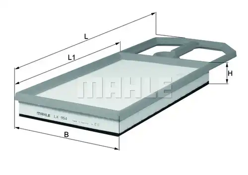 въздушен филтър KNECHT LX 954