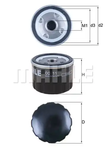 маслен филтър KNECHT OC 11