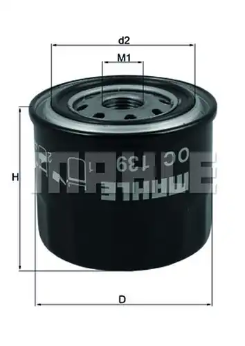 маслен филтър KNECHT OC 139