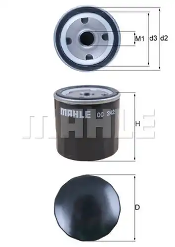 маслен филтър KNECHT OC 242