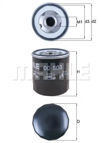 маслен филтър KNECHT OC 503