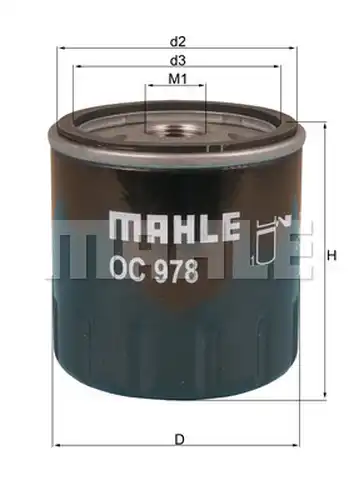 маслен филтър KNECHT OC 978