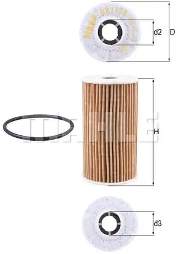 маслен филтър KNECHT OX 1138D