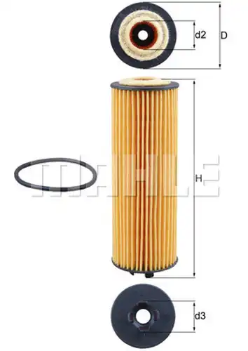 маслен филтър KNECHT OX 1155D