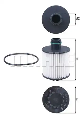 маслен филтър KNECHT OX 1171D