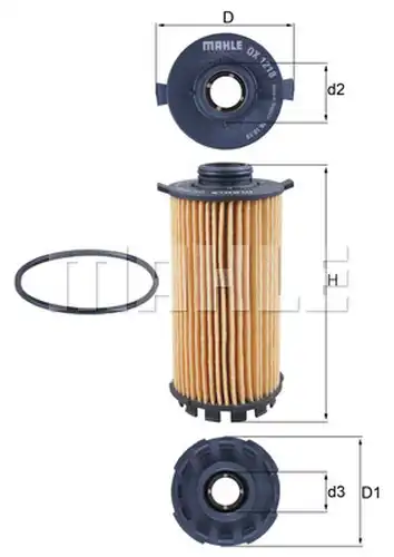 маслен филтър KNECHT OX 1218D