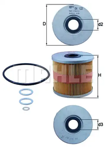 маслен филтър KNECHT OX 122D