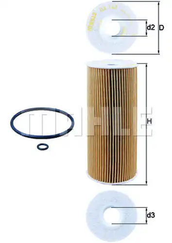 маслен филтър KNECHT OX 143D