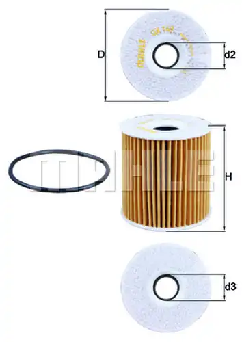 маслен филтър KNECHT OX 149D