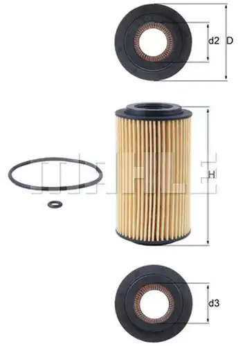 маслен филтър KNECHT OX 153D1