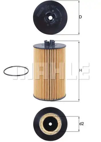 маслен филтър KNECHT OX 161D