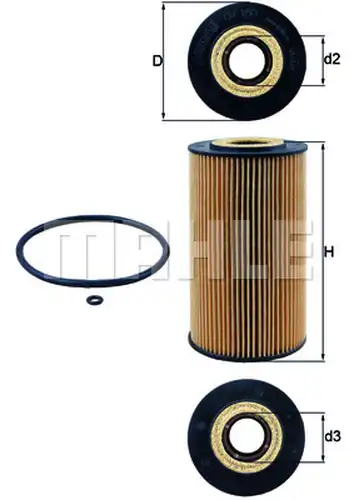 маслен филтър KNECHT OX 169D