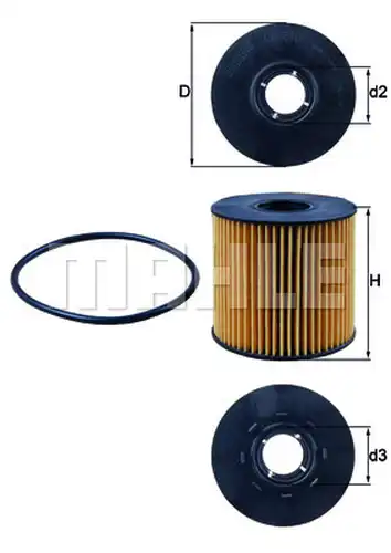 маслен филтър KNECHT OX 210D