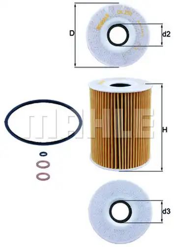 маслен филтър KNECHT OX 254D3