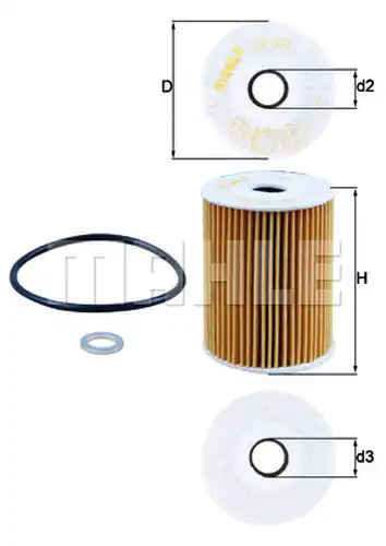 маслен филтър KNECHT OX 355D