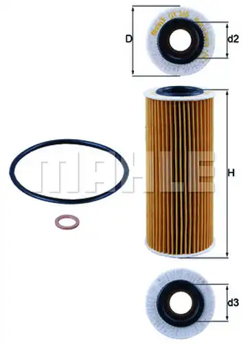 маслен филтър KNECHT OX 368D1