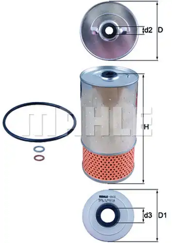 маслен филтър KNECHT OX 78D