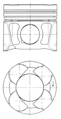 бутало KOLBENSCHMIDT 41070600