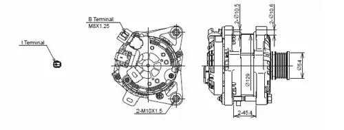 генератор KUTNAK AUTOMOTIVE 721900/M