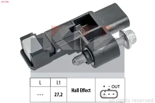 импулсен датчик, колянов вал KW 453 789