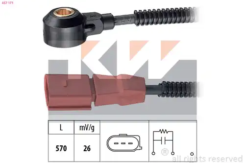 детонационен датчик KW 457 171