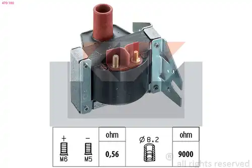 запалителна бобина KW 470 180