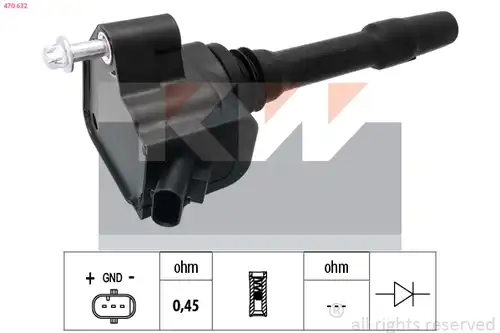 запалителна бобина KW 470 632