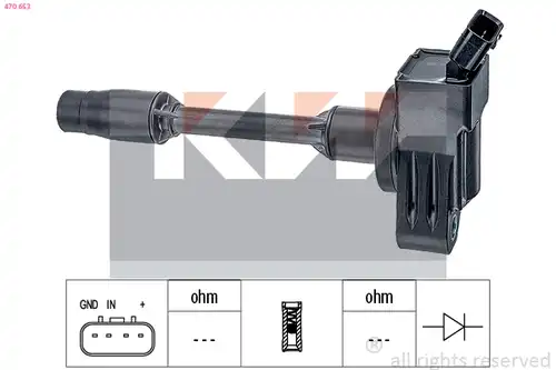 запалителна бобина KW 470 653