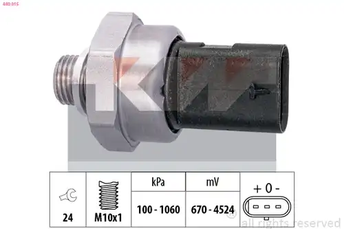 датчик, налягане на маслото KW 480 015