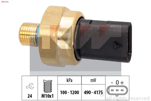 датчик, налягане на маслото KW 480 018