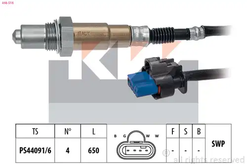 ламбда-сонда KW 498 518