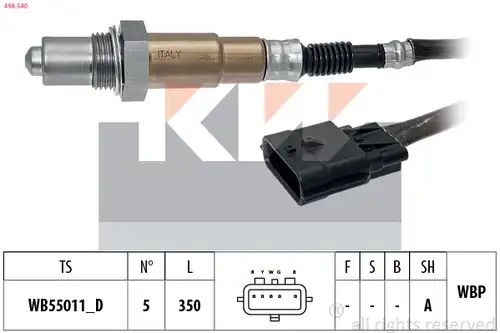 ламбда-сонда KW 498 540