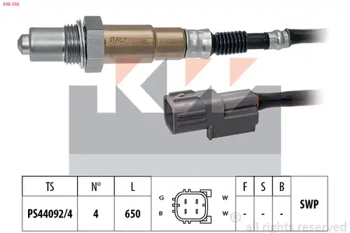 ламбда-сонда KW 498 598