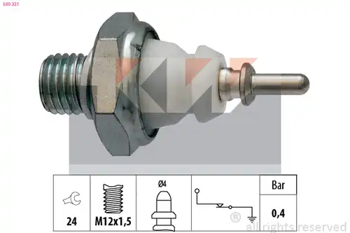 датчик за налягане на маслото KW 500 221