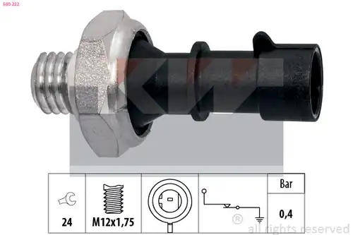 датчик за налягане на маслото KW 500 222