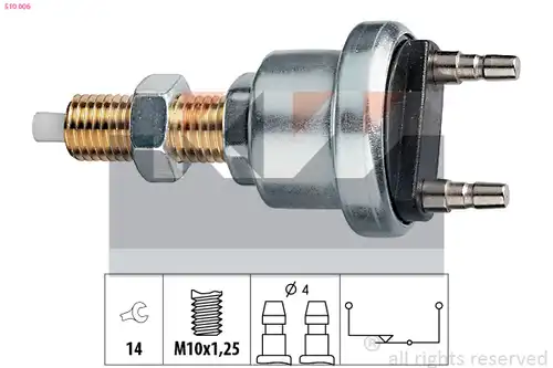 ключ за спирачните светлини KW 510 006