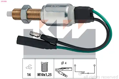 ключ за спирачните светлини KW 510 026