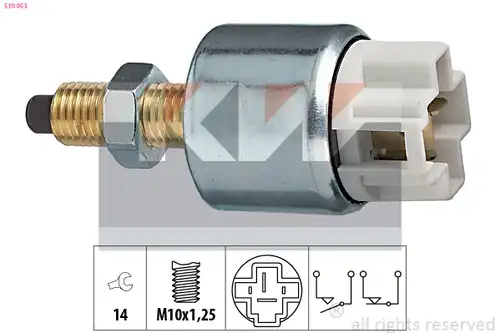 ключ за спирачните светлини KW 510 053