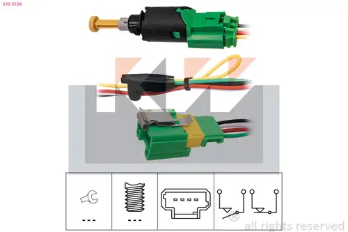 ключ за спирачните светлини KW 510 213K