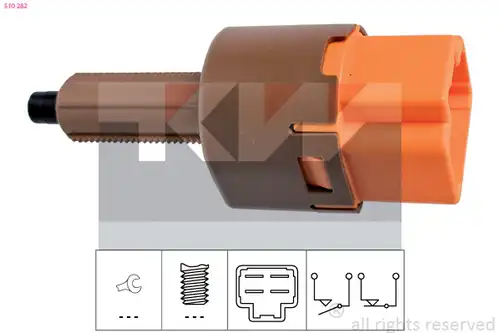 ключ за спирачните светлини KW 510 282