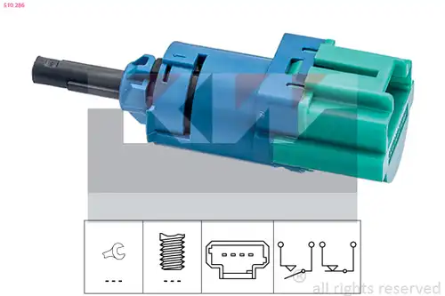 ключ за спирачните светлини KW 510 286