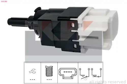 ключ за спирачните светлини KW 510 292