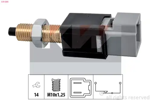 ключ за спирачните светлини KW 510 304